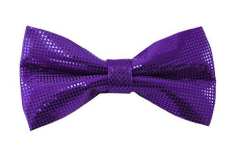 Men's Solid Metallic Bow Ties