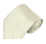 Mens Solid Color Silk Tie