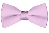 NYFASHION101 Men's Solid Color Adjustable Pre-Tied Bow Tie