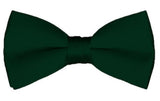 NYFASHION101 Men's Solid Color Adjustable Pre-Tied Bow Tie
