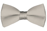 NYFASHION101 Men's Solid Color Adjustable Pre-Tied Bow Tie
