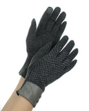 NYfashion101 Exclusive Chevron Pattern Touchscreen Compatible Winter Gloves