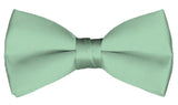 NYFASHION101 Men's Solid Color Adjustable Pre-Tied Bow Tie
