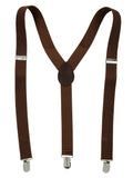 NYFASHION101 Men's Elastic Adjustable Trouser Braces Y Back Suspenders