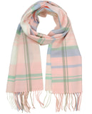 D&Y Unisex Classic Softer Than Cashmere Plaid Fringe End Scarf