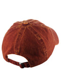 D&Y Unisex Snow Washed Distressed Cotton Twill Precurved Bill Baseball Cap