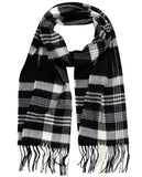 D&Y Unisex Classic Softer Than Cashmere Plaid Fringe End Scarf