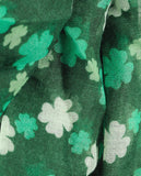 D&Y Women's St. Patrick's Day Lucky Clover Sheer Infinity Loop Scarf