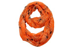 Halloween Theme Sheer Loop Infinity Scarf
