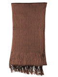 NYFASHION101 Fashionable Sparkly Glitter Thread Lightweight Tassel Scarf