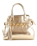 NYfashion101 (TM) Colorblock Satchel Bag Chain Accent Handbag CBN203