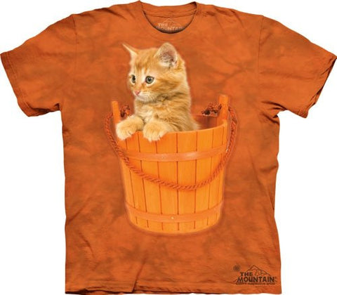 The Mountain Bucket Kitten Adult T-shirt XL