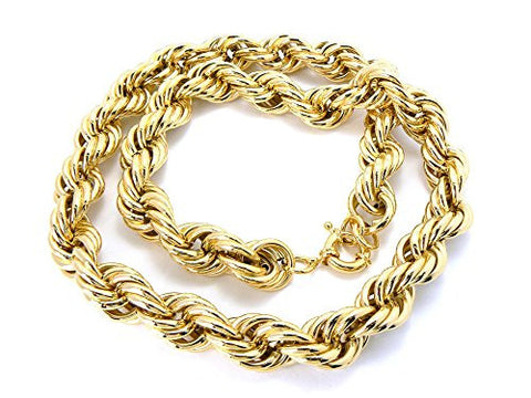 Unisex Hip Hop Rope Chain Necklace