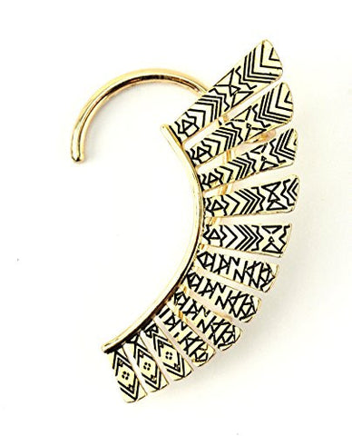 Ancient Tribal Pattern Engraved Fashion Ear Cuff