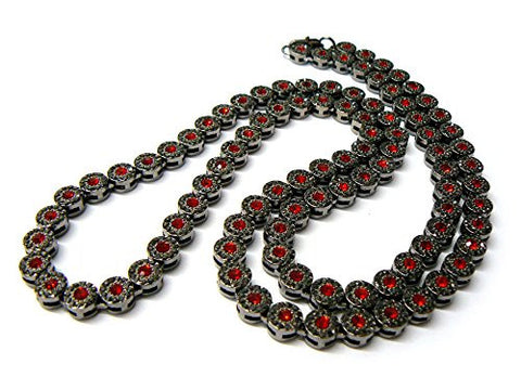 Iced Out Hip Hop Cluster Chain Necklace