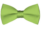 NYFASHION101 Men's Solid Color Adjustable Pre-Tied Bow Tie