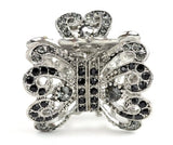 Womens Rhinestone Metal Claw Hair Clip Butterfly Silver IMC2041 Variety Colors