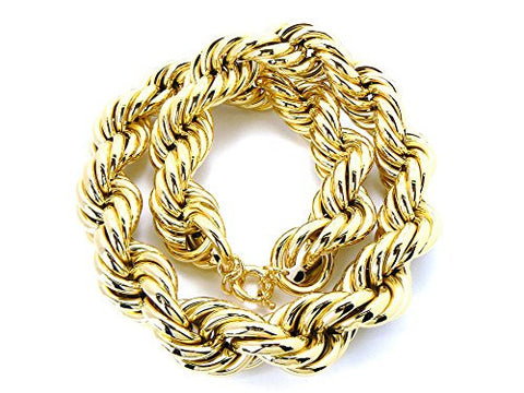 Unisex Hip Hop Rope Chain Necklace