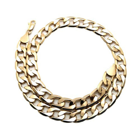 Trendy Celebrity Look Cuban Link Chain Necklace