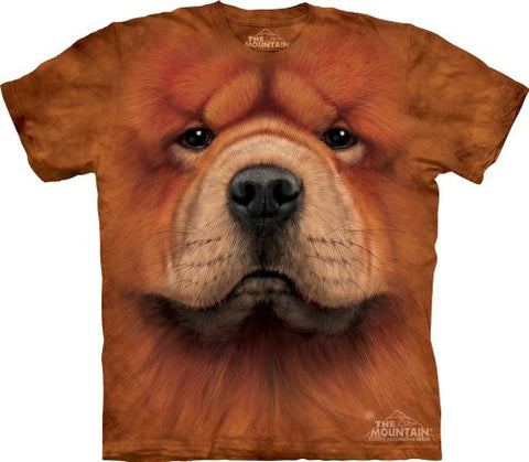 Official The Mountain Chow Chow Face T-shirt Adult and Youth Sizes
