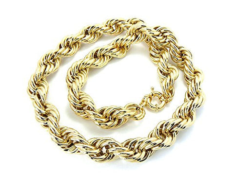 Unisex Hip Hop Rope Chain Necklace