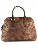 NYfashion101 (TM) Brushed Antique Look Shoulder Bag w/Rhinestone MDJ02