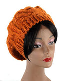 New Puff Ball Charm Knit Beret Hat