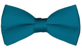 NYFASHION101 Men's Solid Color Adjustable Pre-Tied Bow Tie