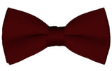 NYFASHION101 Men's Solid Color Adjustable Pre-Tied Bow Tie