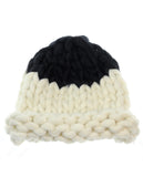 NYfashion101 Two Tone Handmade Big Chunky Loop Helsinski Hat Beanie