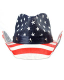 NYFASHION101 USA American Flag Patriotic Cowboy Cowgirl Hat