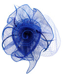 NYFASHION101 Cocktail Formal Party Face Veil Floral Mesh Fascinator Headband
