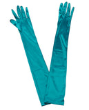 NYFASHION101 Women's Classic Long Opera Length Satin Gloves 16BL