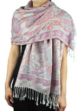 NYFASHION101 Women's Large Soft Paisley Floral Pattern Scarf Shawl Wrap