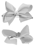 NYFASHION101 Toddlers' Girls' Smooth Grosgrain Ribbon Bow Alligator Clip