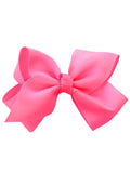 NYFASHION101 Toddlers' Girls' Smooth Grosgrain Ribbon Bow Alligator Clip