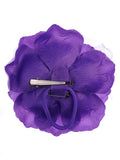 Women's Multifunction Rose Flower Sheer Petal Brooch Pin Hair Tie Clip By The Dozen