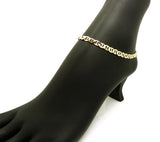 Women's 5mm 10" Mariner Chain Anklet in Gold-Tone