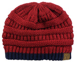 Trendy Warm Chunky Soft Stretch Cable Knit Beanie Skully