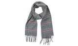 D&Y Unisex Classic Softer Than Cashmere Chevron Fringe End Scarf