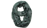 Halloween Theme Sheer Loop Infinity Scarf