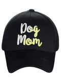C.C Ponycap Color Changing Embroidered Quote Adjustable Trucker Baseball Cap, Dog Mom