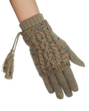 NYfashion101 Exclusive Colorful Confetti Removable Hand Warmer Winter Gloves