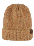 C.C Unisex Thick Soft Stretchy Multicolor Knit Cuff Beanie Skull Cap Hat