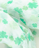 D&Y Women's St. Patrick's Day Lucky Clover Sheer Infinity Loop Scarf