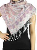 NYFASHION101 Women's Large Soft Paisley Floral Pattern Scarf Shawl Wrap