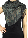 NYFASHION101 Women's Large Soft Paisley Floral Pattern Scarf Shawl Wrap