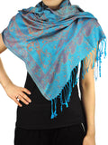 NYFASHION101 Women's Large Soft Paisley Floral Pattern Scarf Shawl Wrap