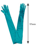 NYFASHION101 Women's Classic Long Opera Length Satin Gloves 16BL