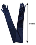 NYFASHION101 Women's Classic Long Opera Length Satin Gloves 16BL